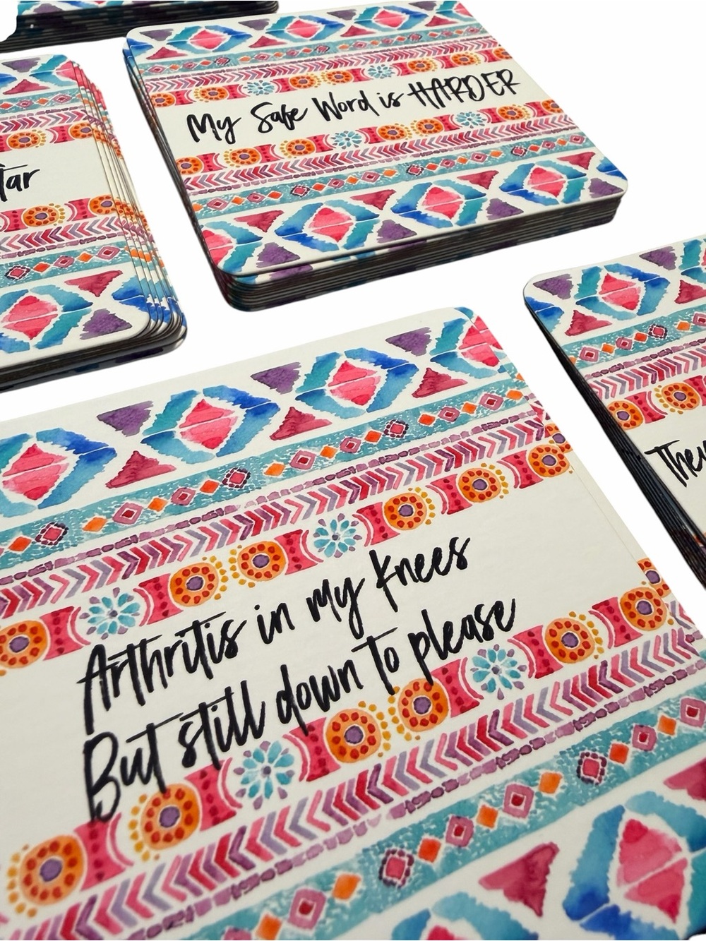 Funny Adult Drink Coasters Set of 5 - Picture 2 of 11